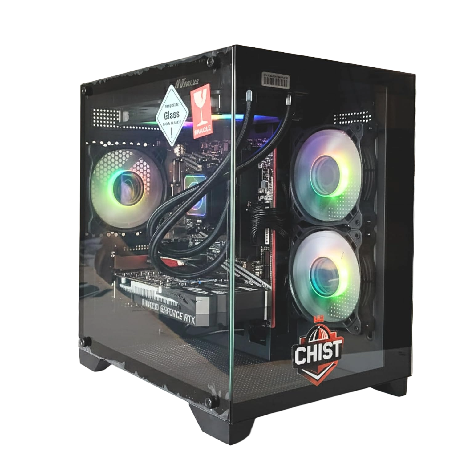 chist ryzen 5 5500 rx 580 gaming desktop pc