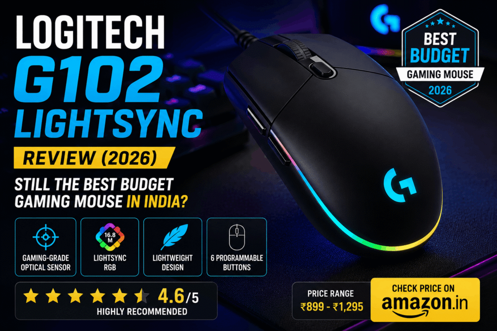 Logitech G102 Lightsync Review (2026): Worth Buying?