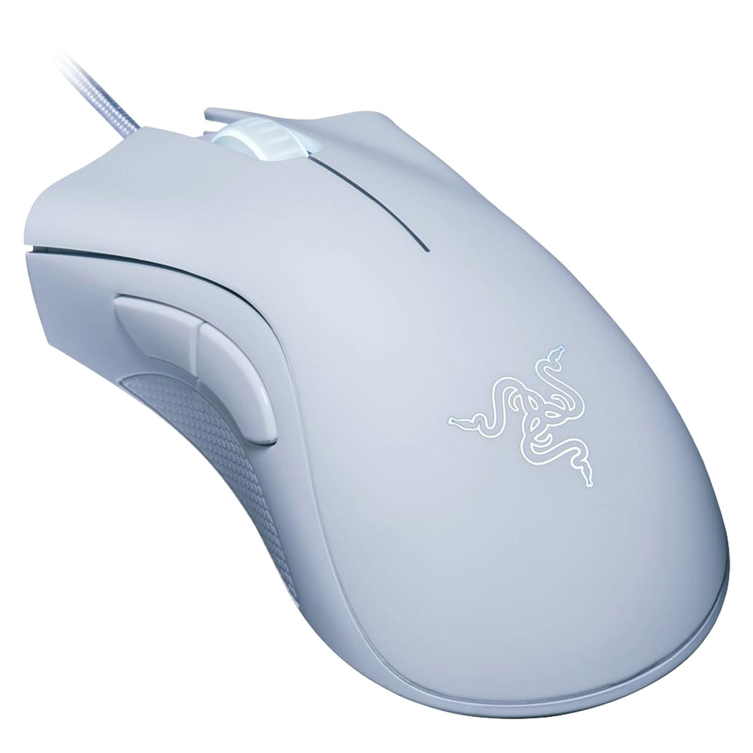 razer deathadder essential white edition wired gaming mouse